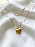 Eternal Heart Pendant – 18K Gold Plated – Hypoallergenic - Anti-Tarnish & Waterproof