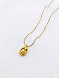 18K Gold Plated Sculptural Pearl Pendant Necklace | Waterproof & Anti-Tarnish (Copy)