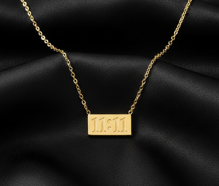 11:11 Anti-Tarnish Pendant 18-k Gold plated  Waterproof & Long Lasting