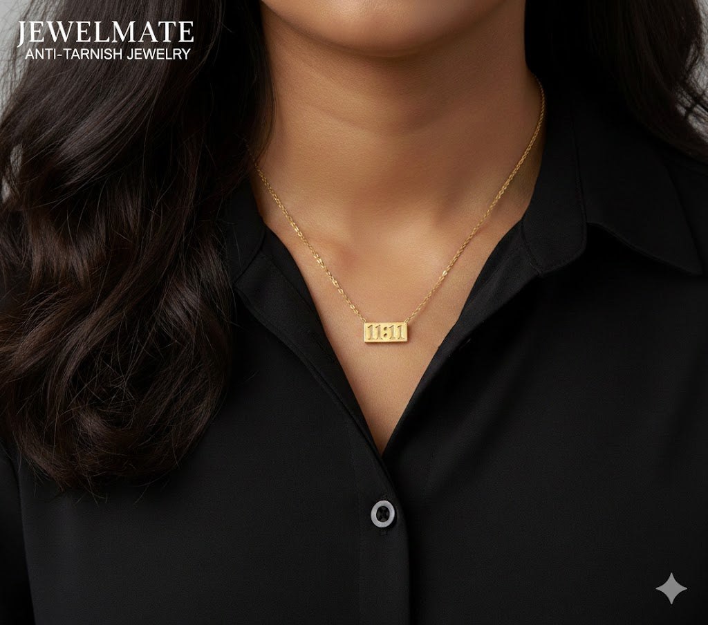 11:11 Anti-Tarnish Pendant 18-k Gold plated  Waterproof & Long Lasting